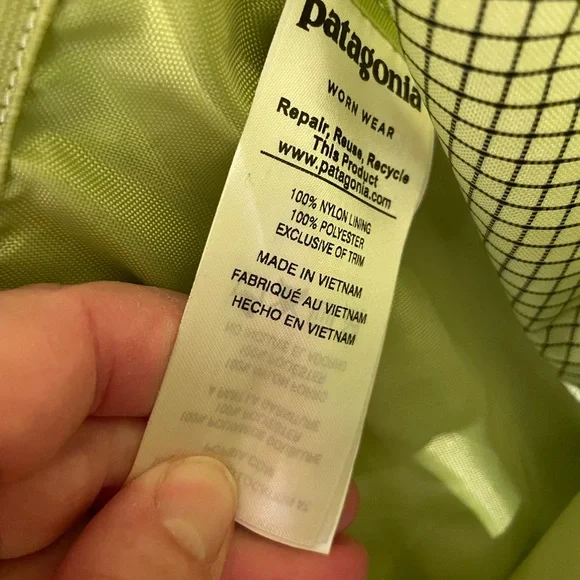 Patagonia Green Black Hole Cinch Bag Backpack